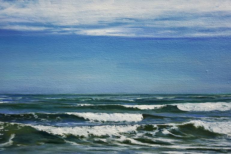 Original Seascape Painting by Aflatun Israilov