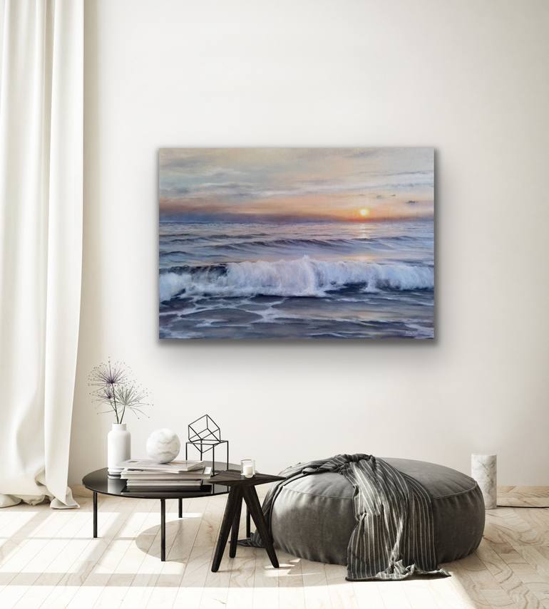 Original Seascape Painting by Aflatun Israilov