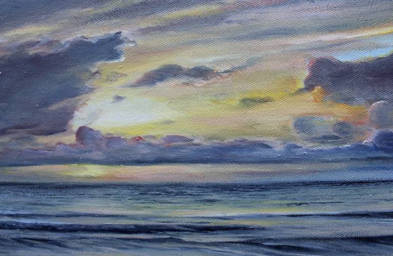 Original Realism Seascape Painting by Aflatun Israilov