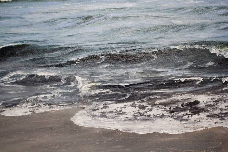 Original Expressionism Seascape Painting by Aflatun Israilov