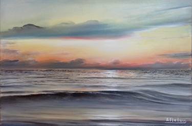 Original Fine Art Seascape Paintings by Aflatun Israilov