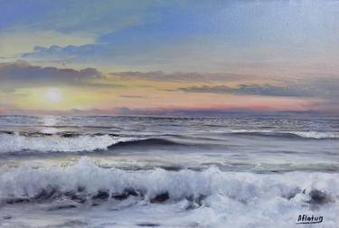 Original Seascape Paintings by Aflatun Israilov