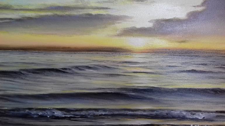 Original Realism Seascape Painting by Aflatun Israilov