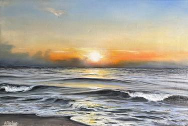 Original Realism Seascape Paintings by Aflatun Israilov