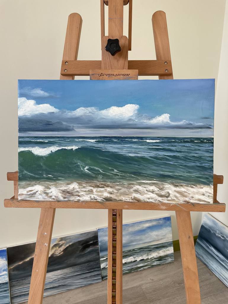 REBELLIOUS realistic seascape Painting by Aflatun Israilov | Saatchi Art