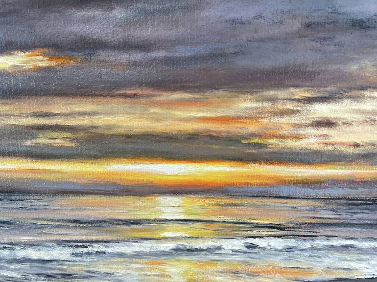 Original Seascape Painting by Aflatun Israilov