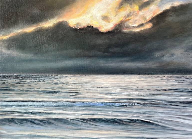 Original Realism Seascape Painting by Aflatun Israilov