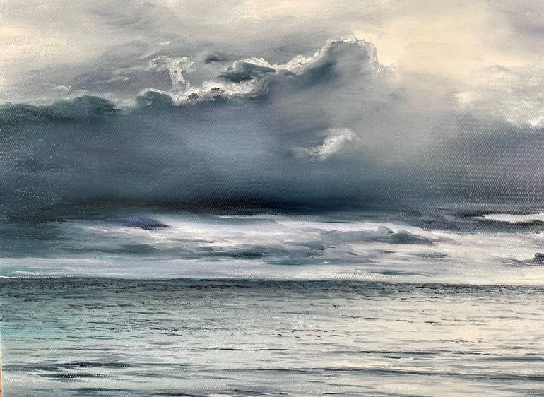 Original Realism Seascape Painting by Aflatun Israilov