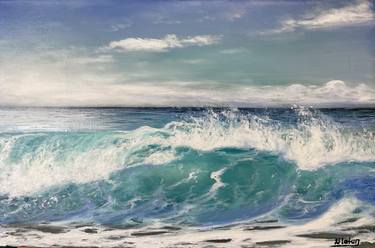 Original Realism Seascape Paintings by Aflatun Israilov