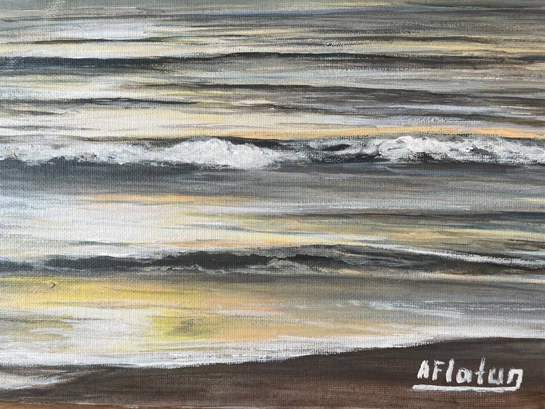 Original Realism Seascape Painting by Aflatun Israilov