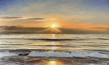 Original Seascape Paintings by Aflatun Israilov