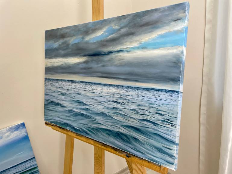 Original Figurative Seascape Painting by Aflatun Israilov