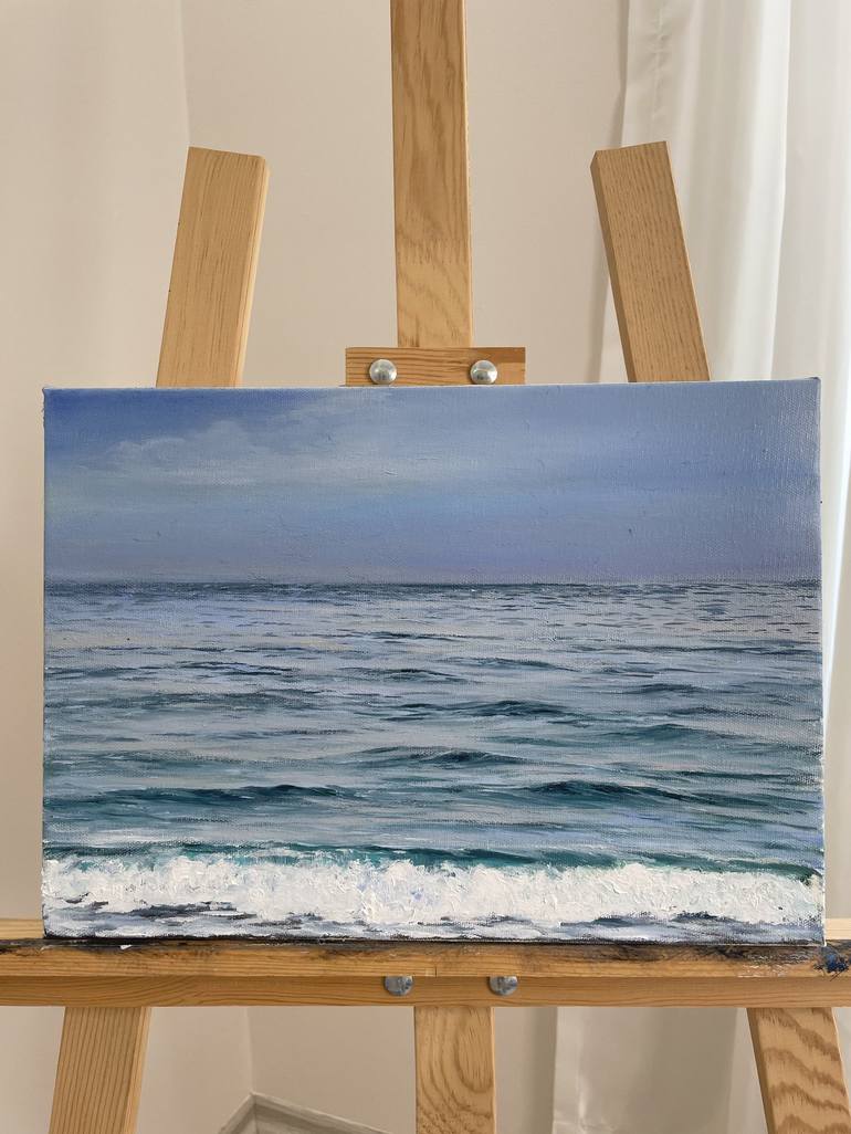 Original Seascape Painting by Aflatun Israilov