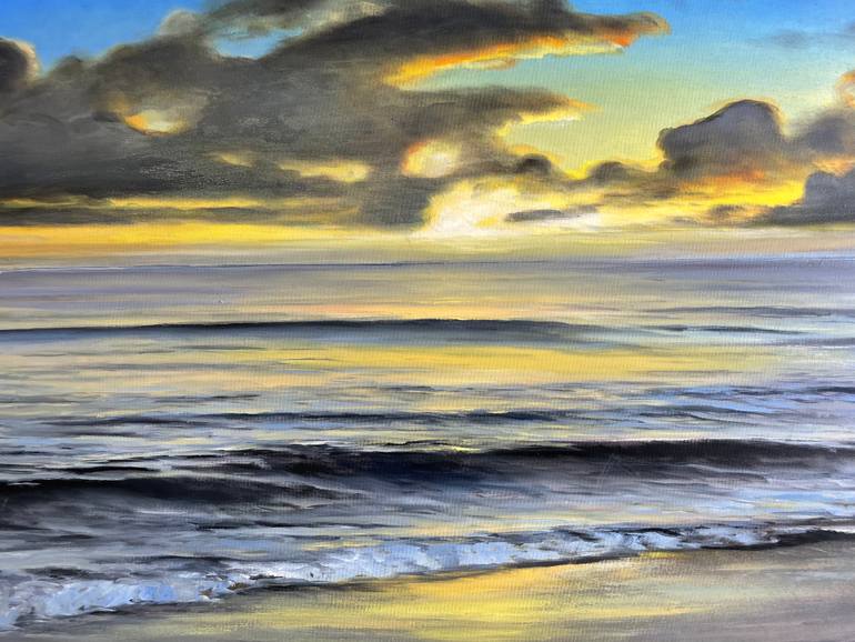 Original Figurative Seascape Painting by Aflatun Israilov