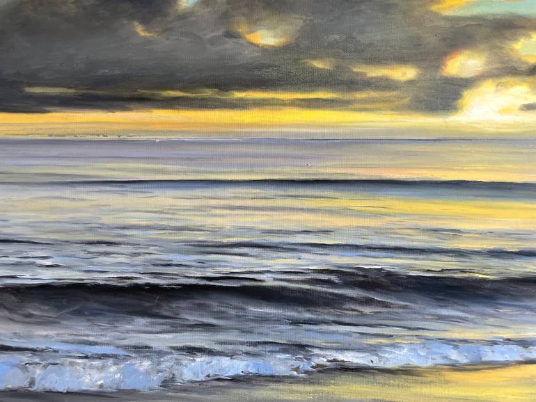 Original Figurative Seascape Painting by Aflatun Israilov