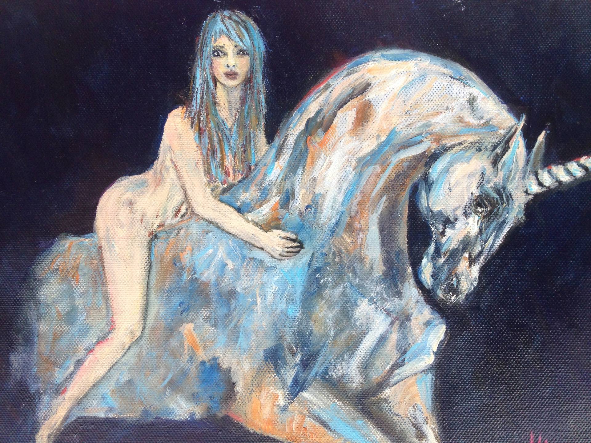 Girl Unicorn Naked.