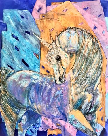 Original Horse Painting by Mira Mira