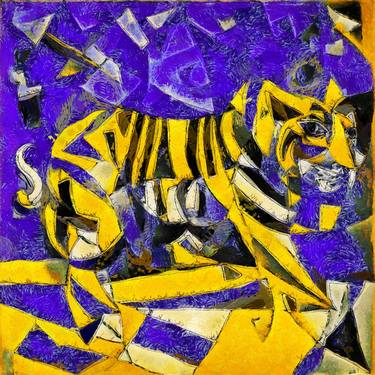 Abstract Tiger thumb