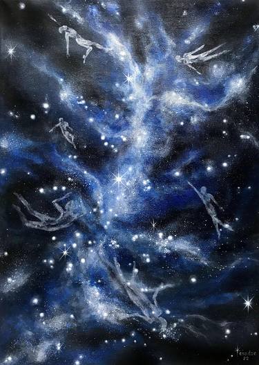 Print of Outer Space Paintings by Tetiana Yesadze