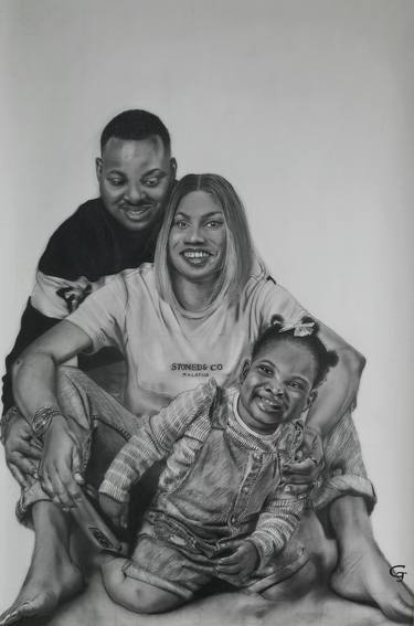 Commissioned Family Drawing thumb