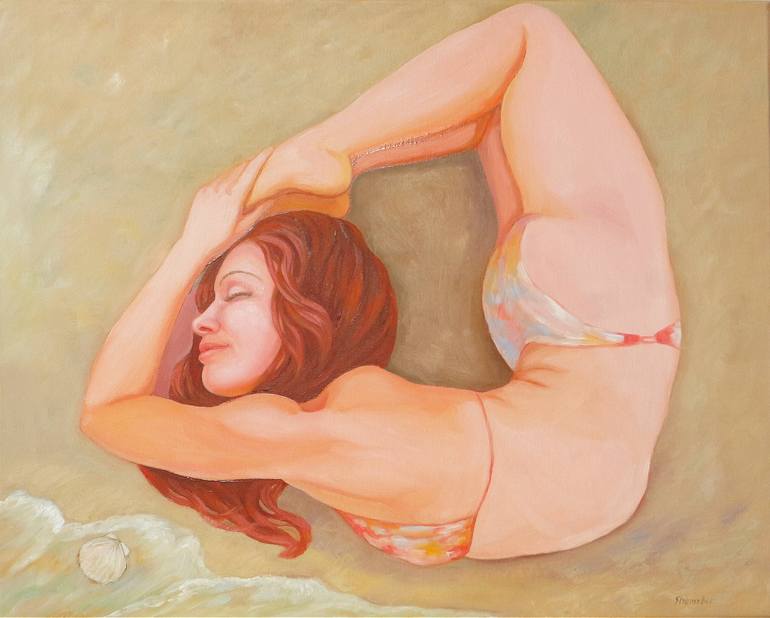 Original Figurative Women Painting by Nata Shemshur