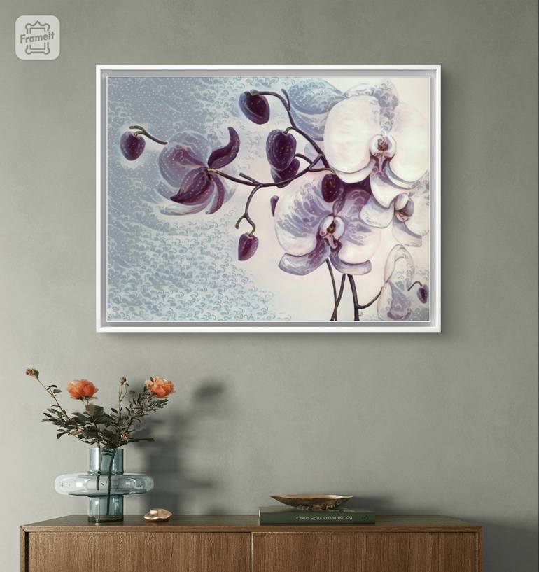 Original Impressionism Floral Digital by Nata Shemshur