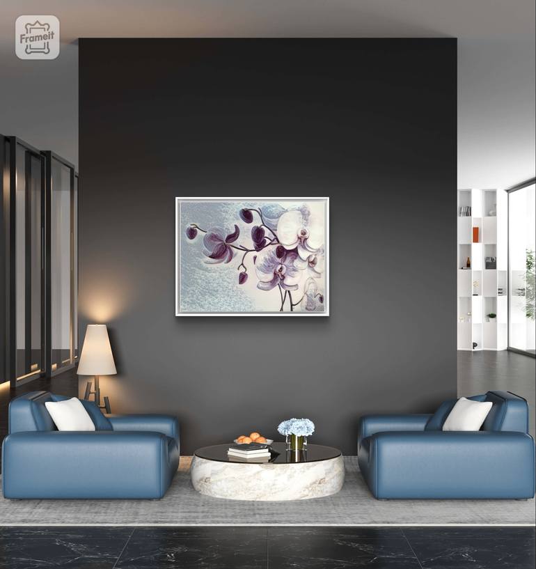 Original Impressionism Floral Digital by Nata Shemshur