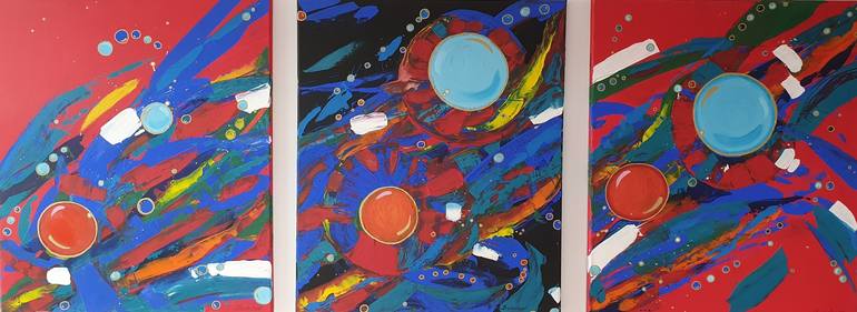 Original Abstract Painting by Nata Shemshur