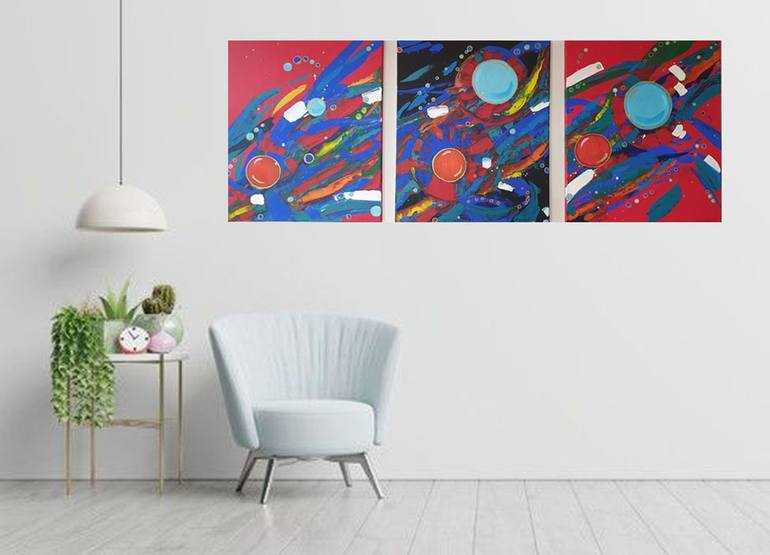 Original Abstract Painting by Nata Shemshur