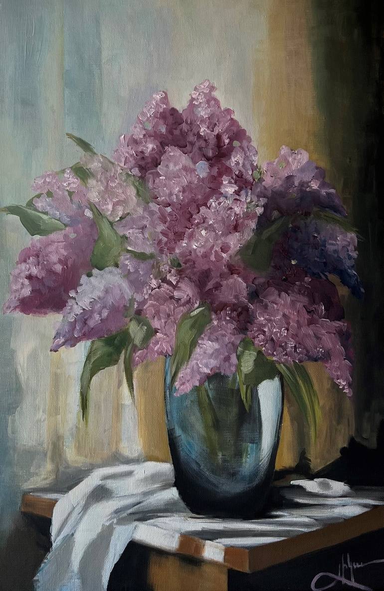 Original Fine Art Floral Painting by Lika Roberts