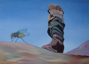 Original Surrealism Nature Paintings by Leny Meulendijks-wagemakers