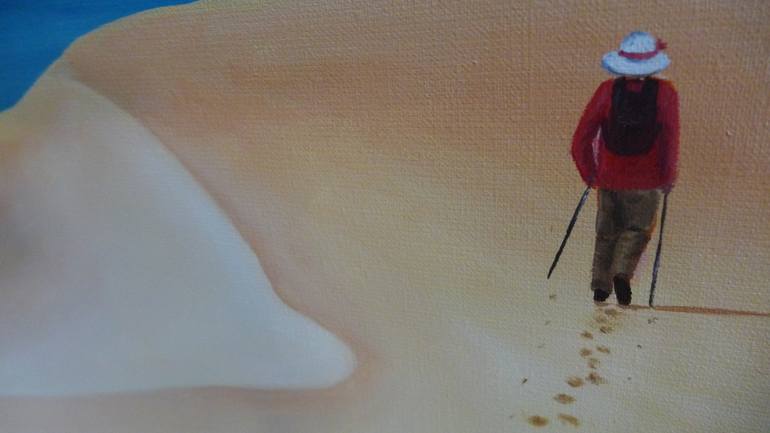 Original Surrealism Fantasy Painting by Leny Meulendijks-Wagemakers