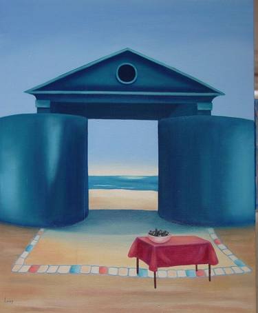 Original Realism Beach Paintings by Leny Meulendijks-wagemakers