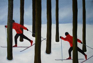 Print of Realism Sport Paintings by Leny Meulendijks-wagemakers