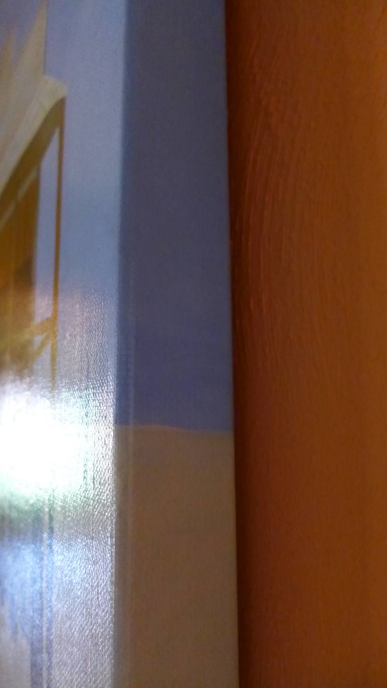 Original Realism Architecture Painting by Leny Meulendijks-Wagemakers