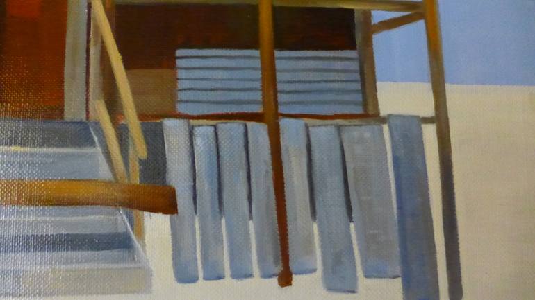 Original Realism Architecture Painting by Leny Meulendijks-Wagemakers