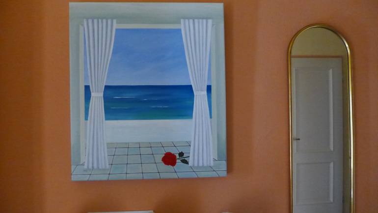 Original Realism Seascape Painting by Leny Meulendijks-wagemakers
