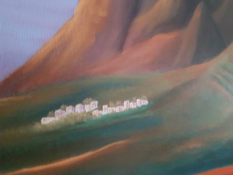 Original Realism Landscape Painting by Leny Meulendijks-Wagemakers