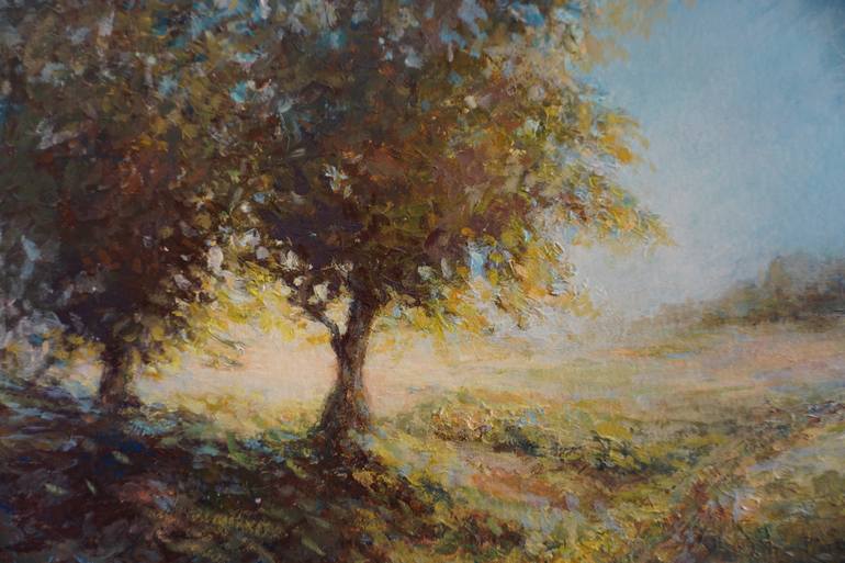 Original Impressionism Landscape Painting by Yuliana Ehof