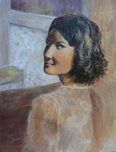 Original Portrait Painting by Yuliana Ehof