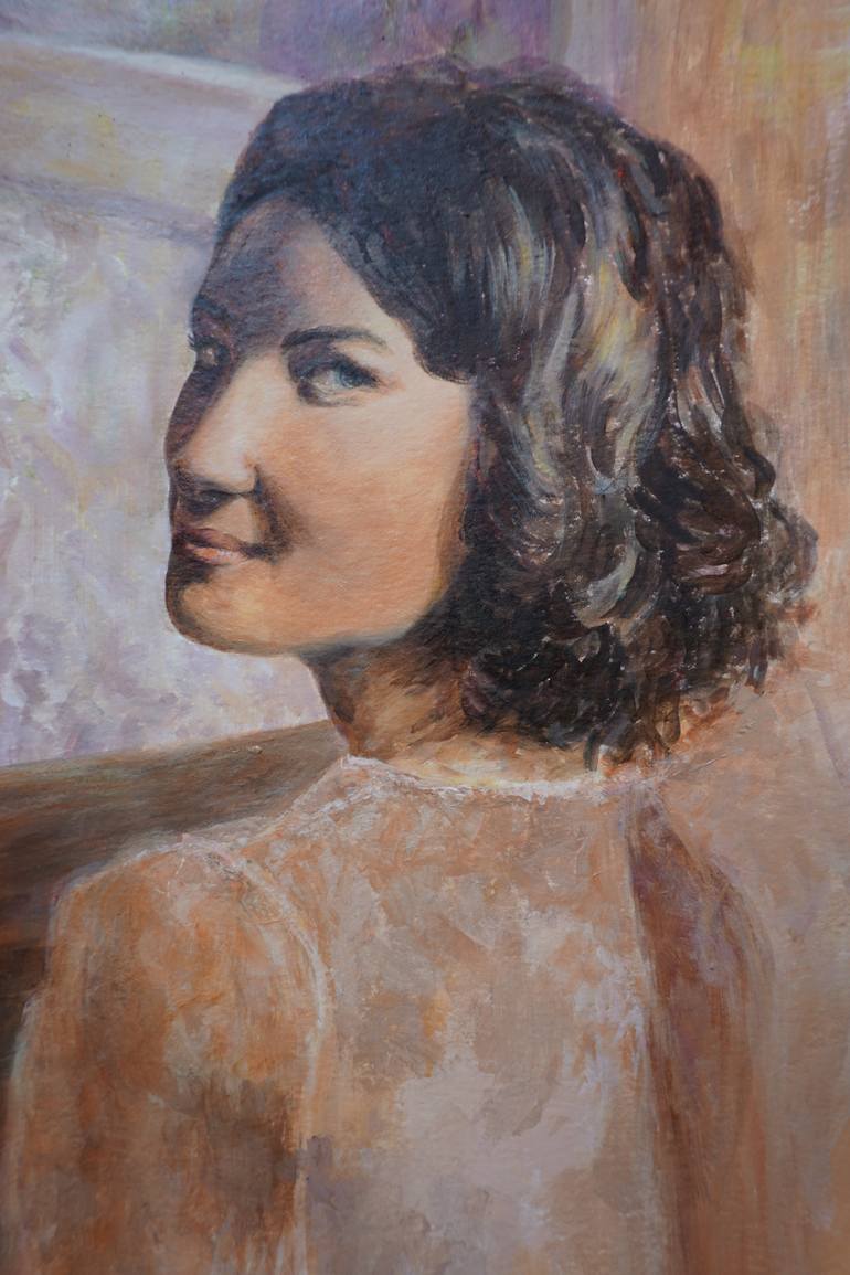 Original Fine Art Portrait Painting by Yuliana Ehof