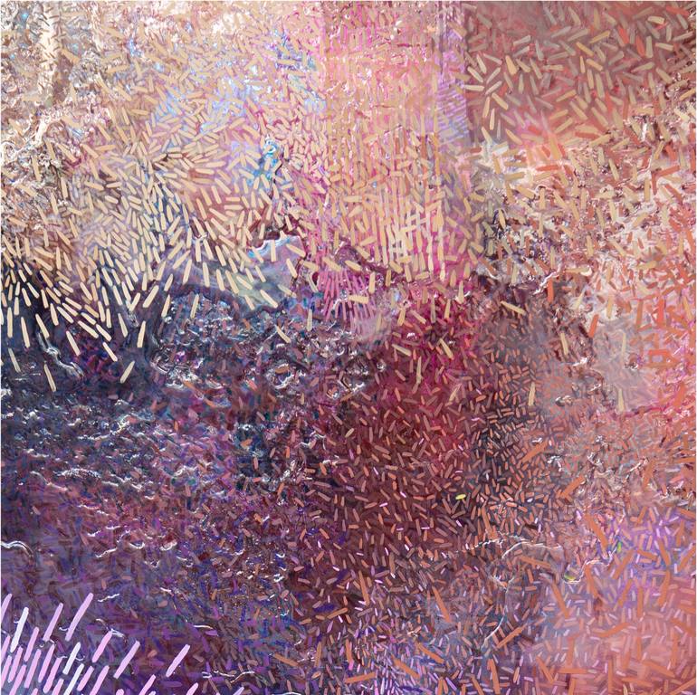 Original Abstract Expressionism Abstract Painting by Chara Kontopoulou