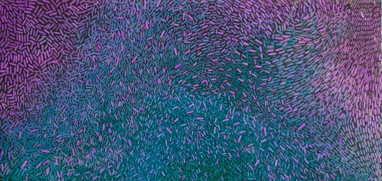 Original Abstract Expressionism Abstract Painting by Chara Kontopoulou