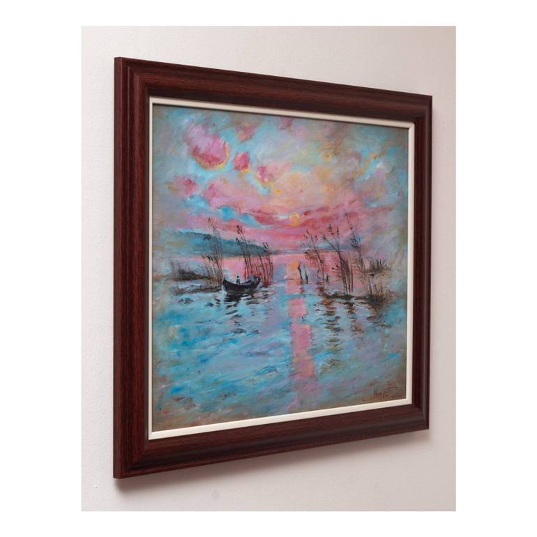 Original Impressionism Landscape Painting by Milica Marusic