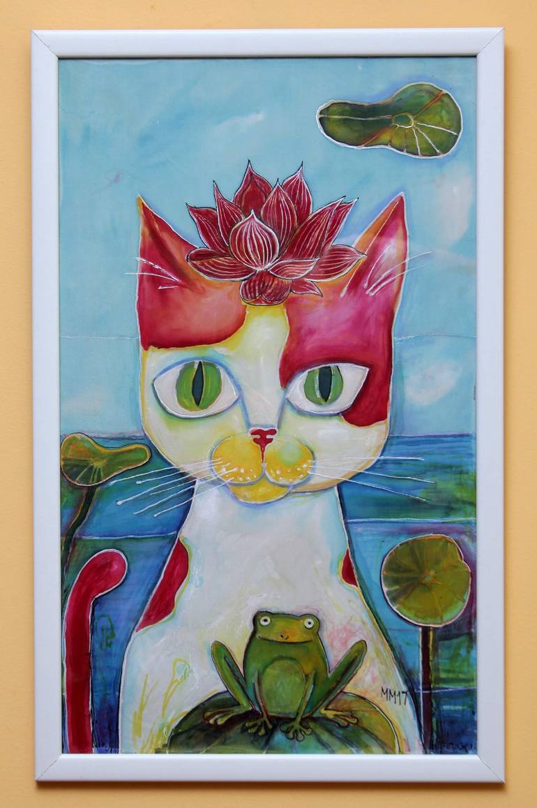 Original Documentary Animal Painting by Milica Marusic