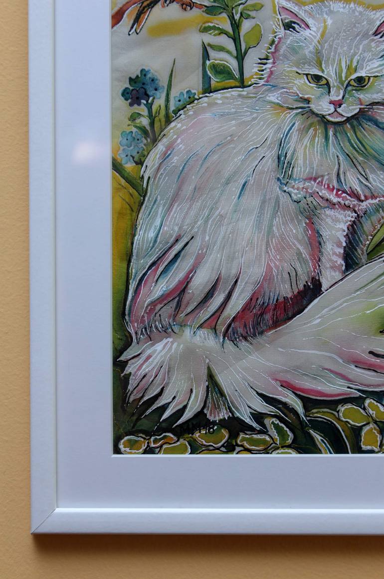 Original Art Deco Animal Painting by Milica Marusic