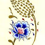 Lotus with a leaf by Anne-Elisabeth Seevers