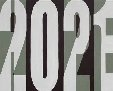 Print of Abstract Typography Paintings by Chris Bogati Hartschuh
