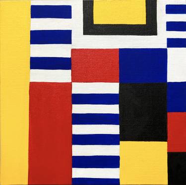 Print of Modern Geometric Paintings by Natasa Sears