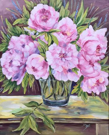 Print of Fine Art Floral Paintings by Nina Kryvulych